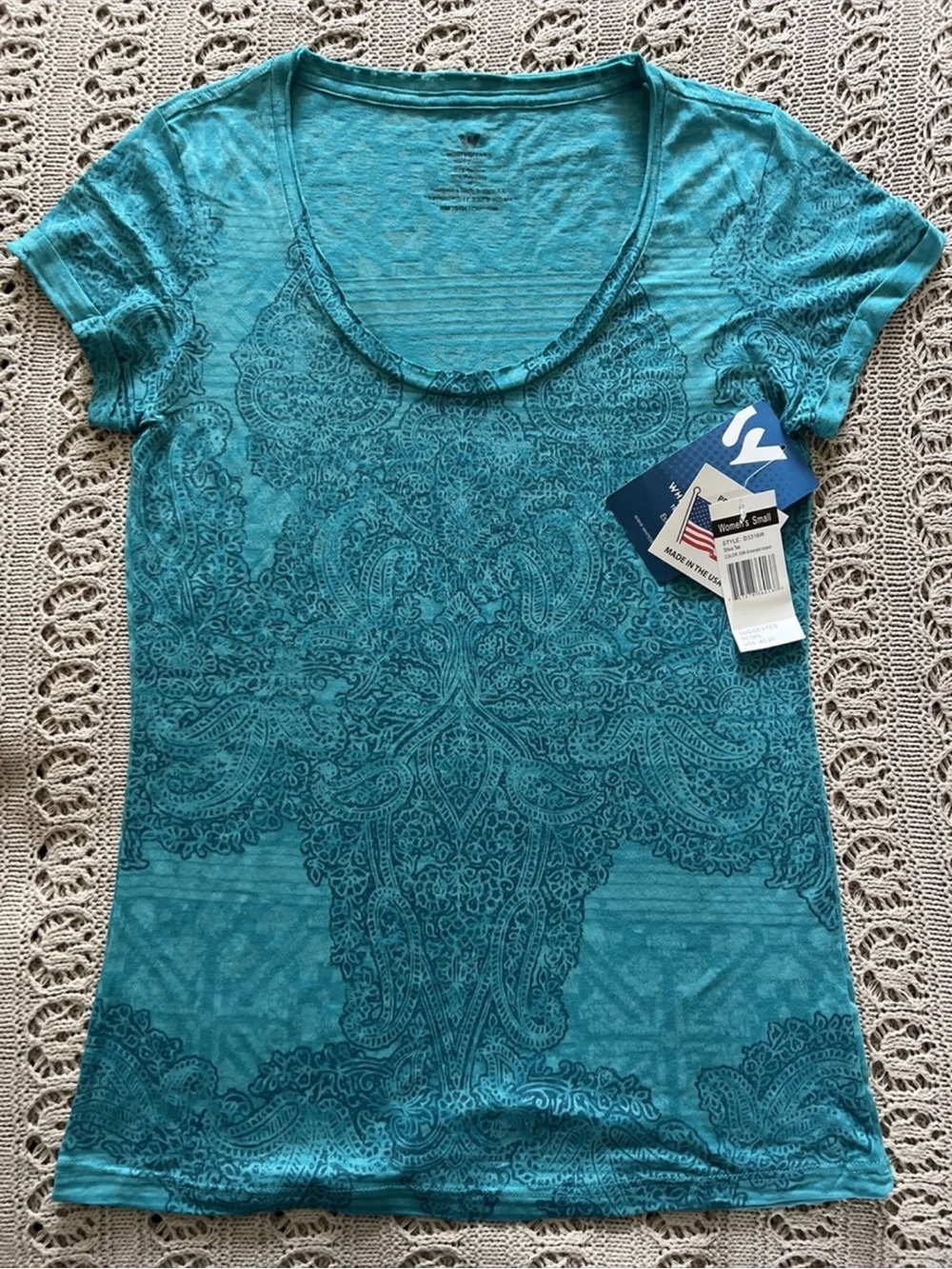 White Sierra women’s Shiva tea emerald island green size small